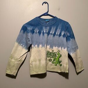 Disney Pixar Kid's Tie Dye Graphic Toy Story Long Sleeve Crewneck Sweatshirt